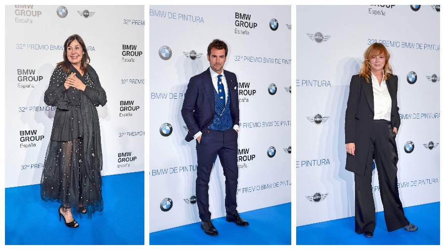 Algunos de los invitados de la 32º Premio de pintura BMW.